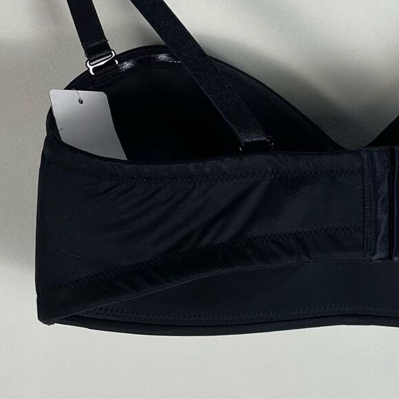 Wacoal 854372 Black Staying Power Strapless Bra Convertible Wire Free Sz 34D NEW - Picture 12 of 16